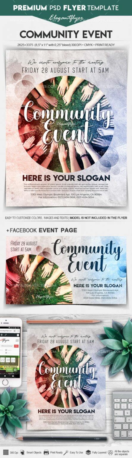 Free Community Event Flyer Psd Template Community Event Flyer Template PDF | Dremelmicro