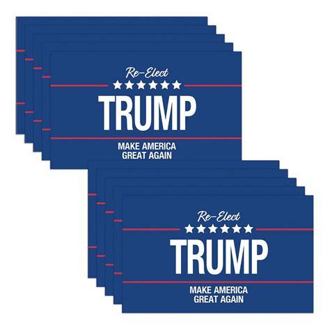 JIASONJY 10pcs Trump Stickers Self-Adhesive Trump Decals Waterproof Trump 2024 Take America Back ...