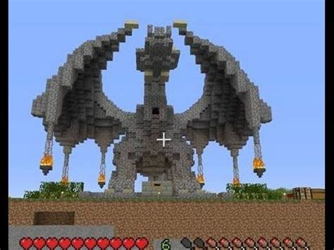 Minecraft Dragon Statue Blueprints - Fip Fop