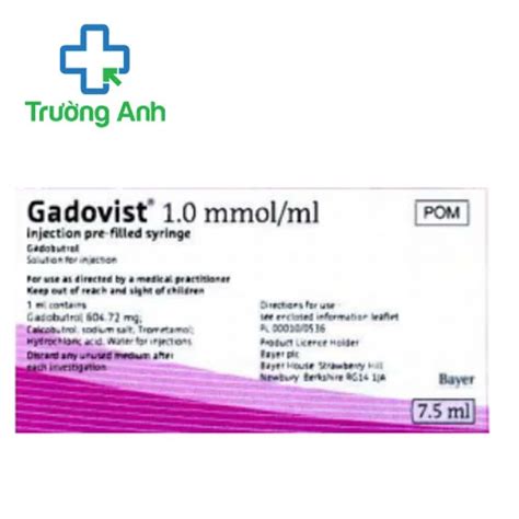 Gadovist 1.0 mmol/ml Bayer (7,5ml) - Thuốc cản quang dùng chuẩn đoán