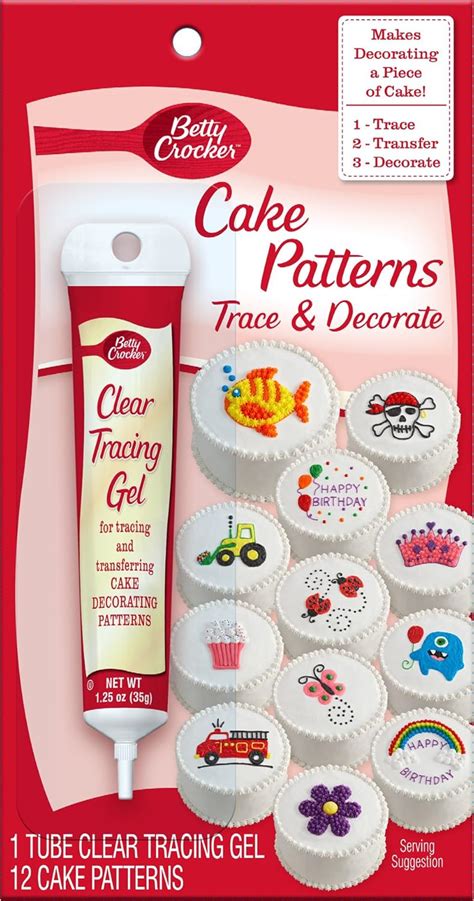 Amazon.com: Betty Crocker Cake Decorating Pattern, 12 Patterns : Home ...