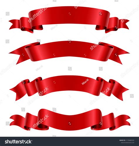 Red Ribbon Banner: Over 381,694 Royalty-Free Licensable Stock Vectors ...