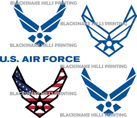 US Air Force falcon Logo Vector Image Files multiple Formats Plus JPG ...