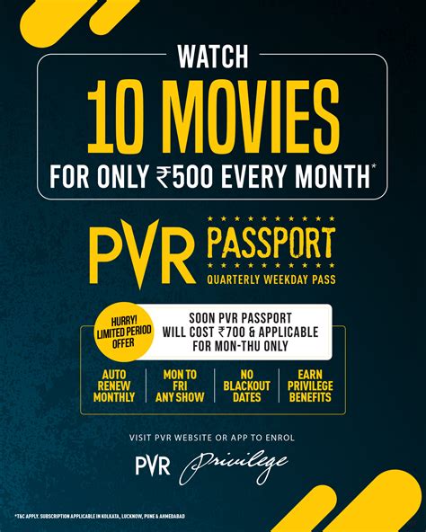 PVR Loot: Watch Movie in Just ₹50 {10 Times}