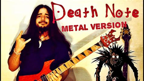 DEATH NOTE Opening Theme - METAL Guitar Version - YouTube