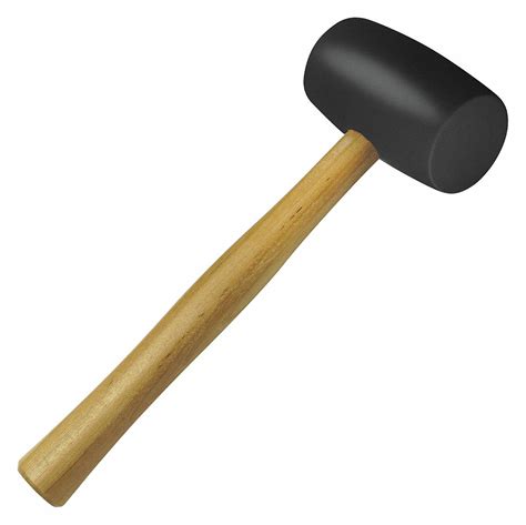 Black Rubber Mallet,28 Oz - 58FC48|DC809 - Grainger