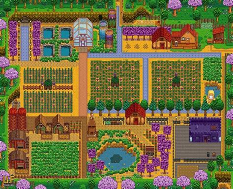 My plan for Moo Moo Farm. Finally got my first Junimo hut!! | Stardew ...