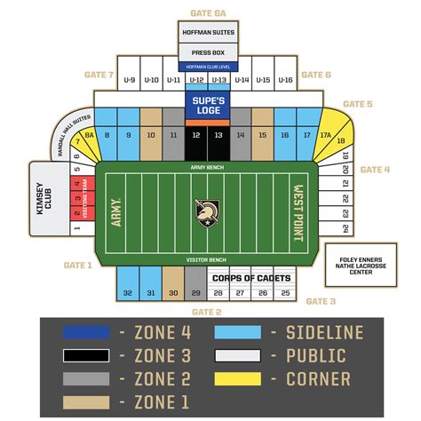 Army Football Stadium Seating Chart