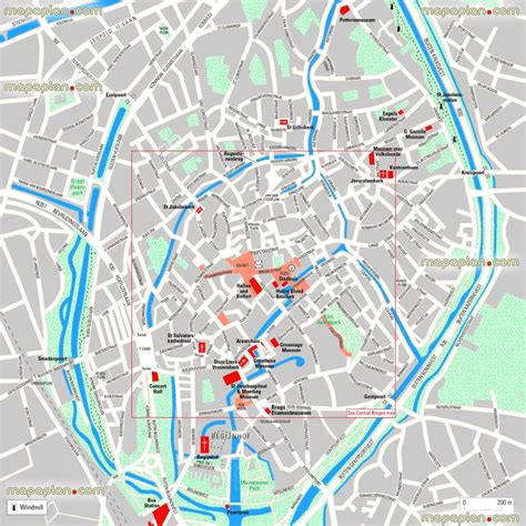 Bruges Maps | Belgium | Maps Of Bruges (Brugge) With Bruges Map ...