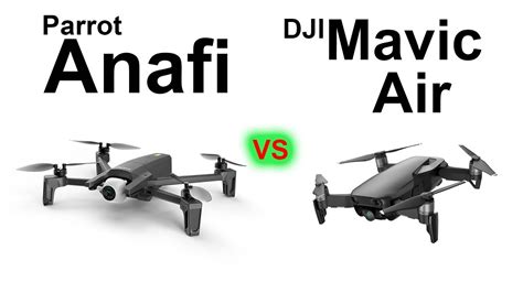 PARROT Anafi vs DJI Mavic Air HANDS ON Full Comparison - YouTube