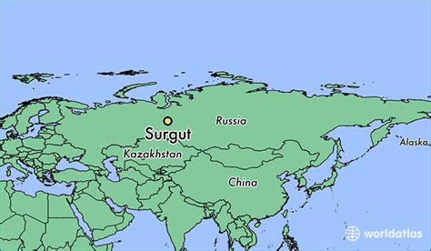 Where is Surgut, Russia? / Surgut, Khanty-Mansi Autonomous Okrug Map - WorldAtlas.com