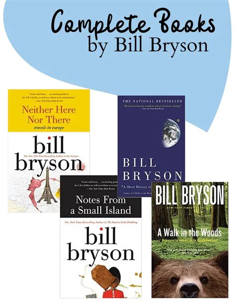 A Complete List of Bill Bryson Books on Amazon