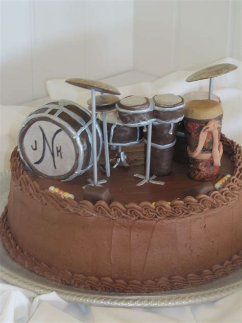 Drum set cake for the Groom! :) | Cake, Cake decorating, Grooms cake