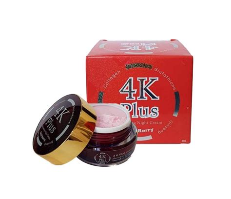 4K Plus 5X Whitening Night Cream Goji Berry 20gr - Buy online in Doctor ...