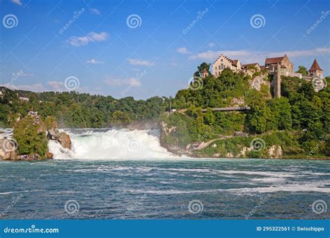 Rheinfall stock image. Image of fort, environment, rheinfall - 295322561