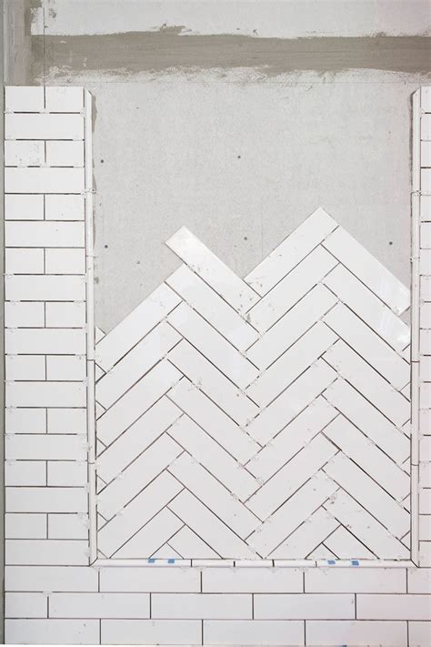 How To Tile a Herringbone Pattern | Herringbone tile pattern, Herringbone subway tile, Subway ...