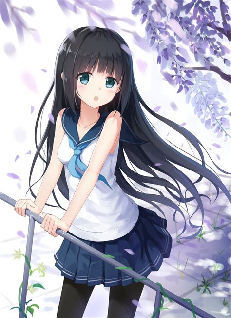 Wind gust [Original] : r/awwnime