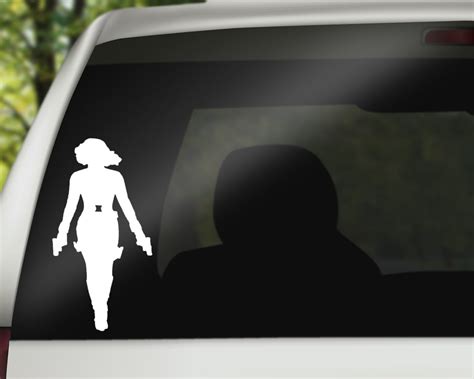 Black Widow Decal Marvel Decal Avengers Decal for Car Wall - Etsy