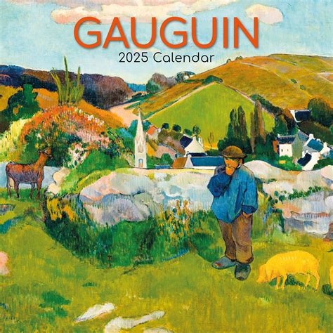 2025 Square Wall Calendar - Gauguin | Wholesale Stationery
