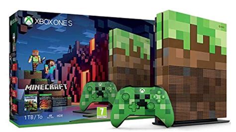 Amazon.com: Xbox One S Minecraft Bundle 1TB Limited Edition Console ...