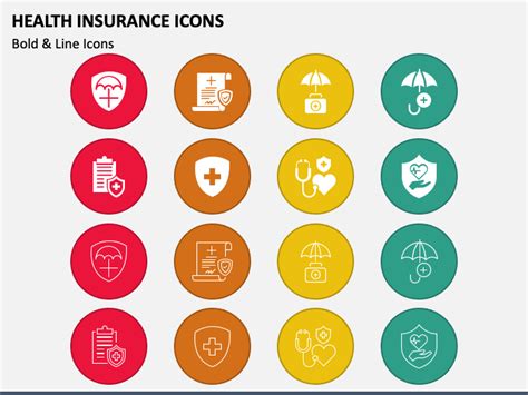 Health Insurance Icons for PowerPoint and Google Slides - PPT Slides