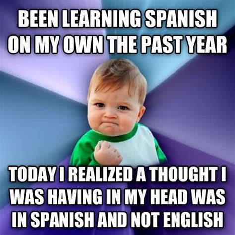 Hilarious how to learning spanish meme joke | QuotesBae