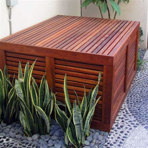 Top 40 Best Pool Equipment Cover Ideas - Concealed Designs