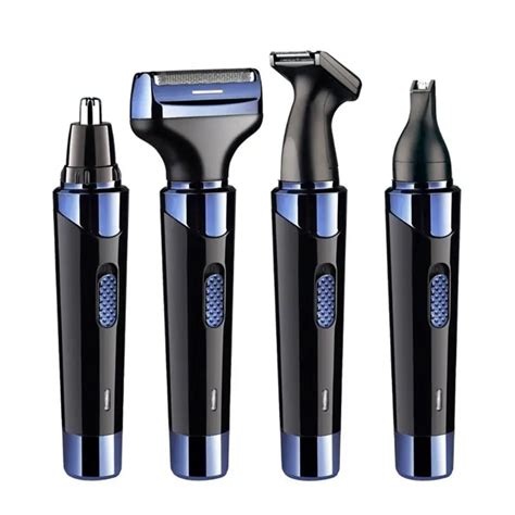 SPORTSMAN SM 526 4 in 1 Ear Nose Trimmer Electric Shaver for Men Rechargeable Shaving Razor Face ...