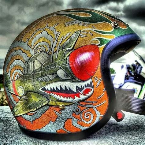 Pin by VWIROC on Helmets | Motorcycle helmets art, Vintage helmet, Motorcycle helmet design