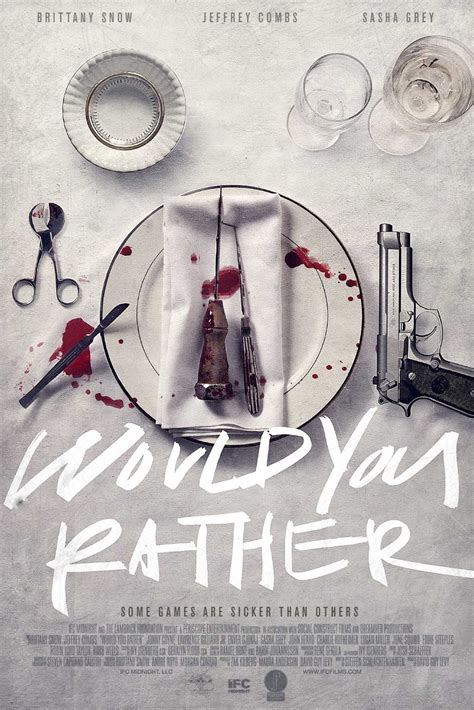 Would You Rather (2013) - Posters — The Movie Database (TMDB)