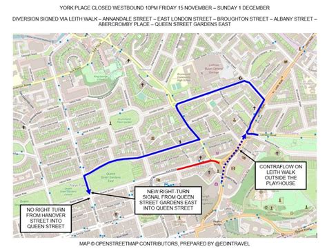 Road closures and diversions in Edinburgh | The Edinburgh Reporter