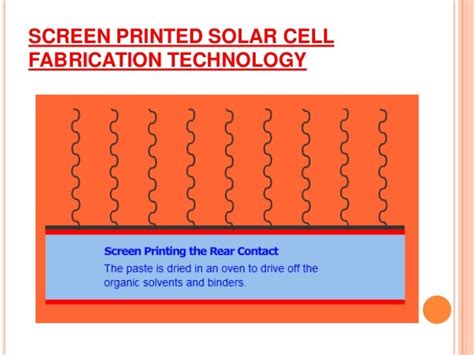 SOLAR CELL FABRICATION,SOLAR CELLS,