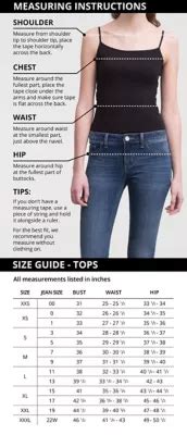 Women Pant Size Chart – Telegraph