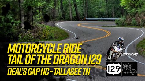 Tail of the Dragon Motorcycle Ride Along - US129 - YouTube