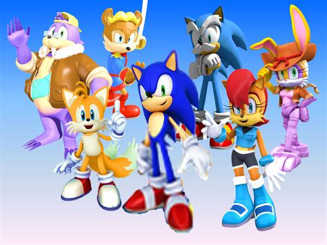 Sonic the Hedgehog SATAM Wallpaper Old Times by 9029561 on DeviantArt