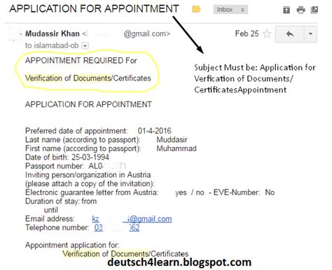 How to Get Appointment For Documents Verification and Legalization From Austrian Embassy ...