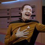 Star Trek TNG: Data laughing Meme Generator - Imgflip