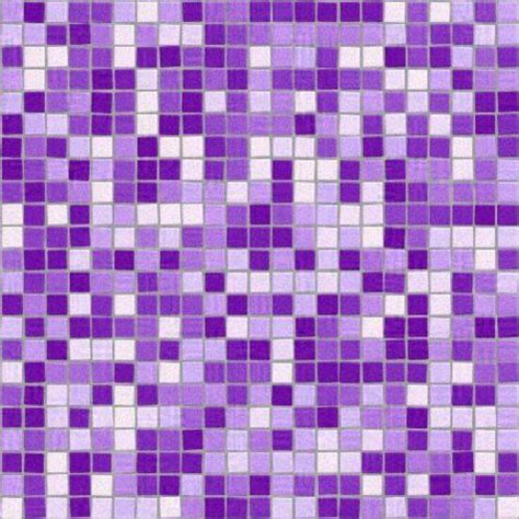 a purple and white mosaic tile pattern