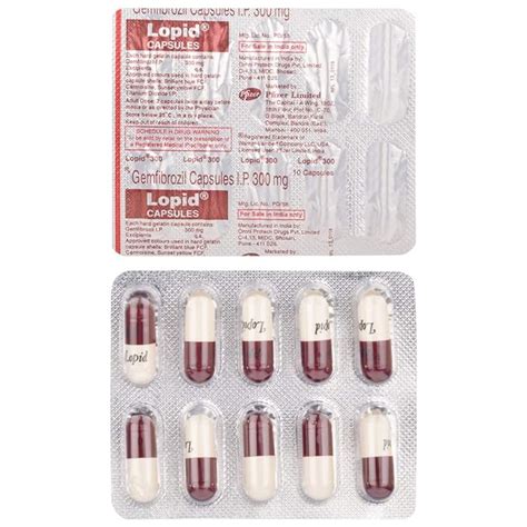 Lopid - Strip of 10 Capsules : Amazon.in: Health & Personal Care