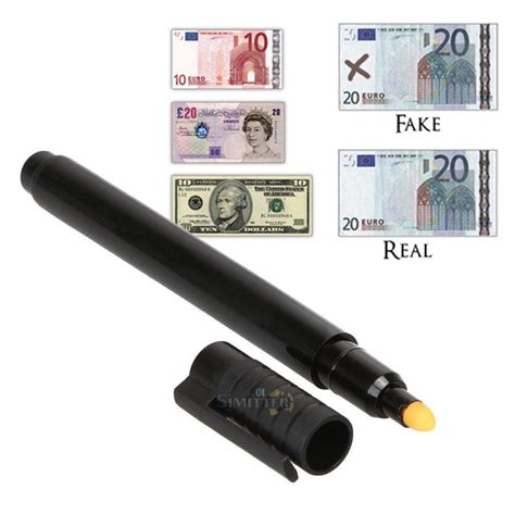 Counterfeit Money Detector Test Fake Dollar Bill Currency Check Pen Marker 1 Pen - Counterfeit ...