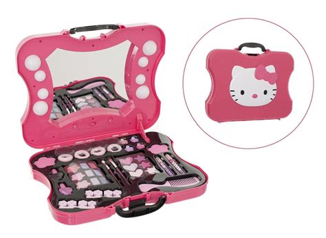 Hello Kitty Cosmetic Make Up Set - Vanity Case Bag - Comes With Make-up | eBay