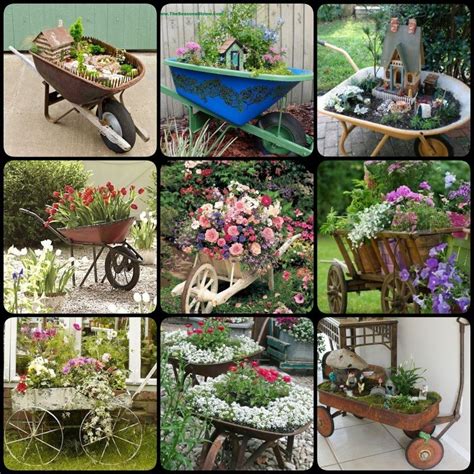 Upcycle Wheelbarrow for Garden - Modern Design in 2020 | Wheelbarrow ...