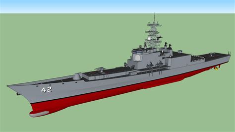 USS CSGN-42 strike cruiser (1976) / US navy nuclear guided missile attack cruiser | 3D Warehouse