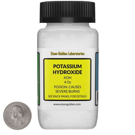 Potassium Hydroxide 4 Ounces 1 Bottle