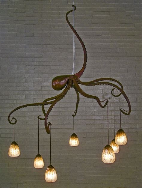 octopus chandelier | Daniel Hopper Design : a modern blacksmith