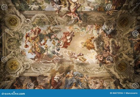 Salon Ceiling of the Palazzo Barberini Editorial Photo - Image of painted, baroque: 86073556