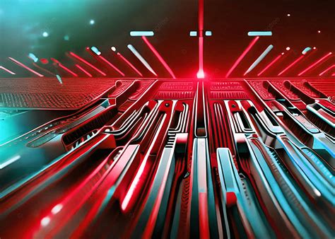 Red Laser Beam Technology Background, Technology, Background, Future Background Image And ...