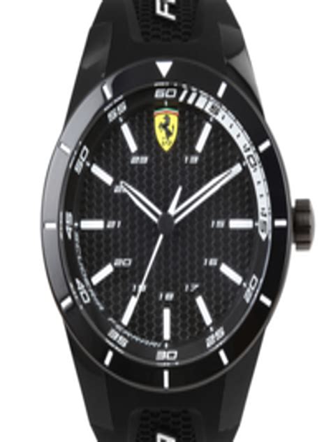 Buy SCUDERIA FERRARI Men Black Analogue Watch - Watches for Men 2266387 | Myntra