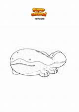 Coloriage Pokemon Terraiste  Supercoloredcom sketch template