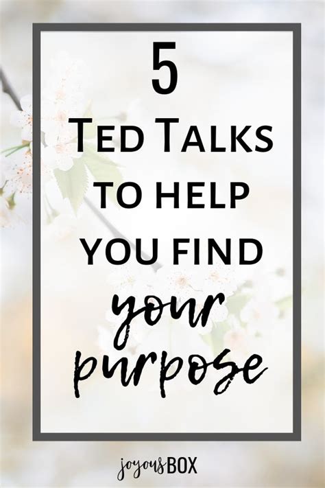 5 Motivational TED Talks to Help You Find Your Purpose | Ted talks, Inspirational ted talks ...